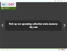 Tablet Screenshot of memory-diy.com